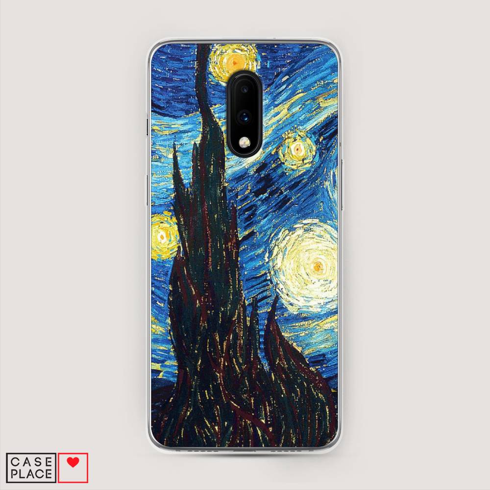 

Чехол Awog на OnePlus 7 / ВанПлас 7 "Ван Гог Звездная ночь", Желтый, 150750-9