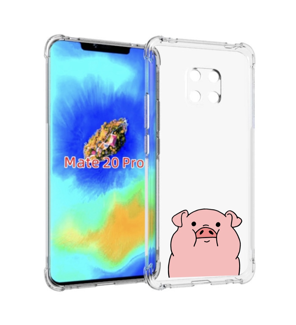 

Чехол MyPads полная-свинья для Huawei Mate 20 Pro/Mate 20 RS 6.39, Прозрачный, Tocco