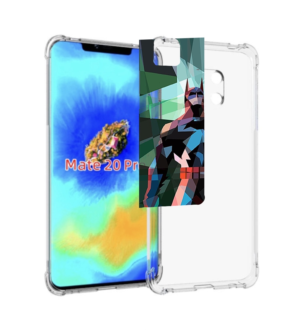 

Чехол MyPads полигональный-бэтмен-арт для Huawei Mate 20 Pro/Mate 20 RS 6.39, Прозрачный, Tocco