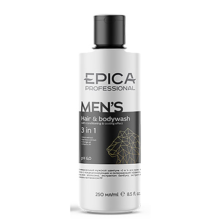 Купить Шампунь для волос и тела Epica Men's 250 мл