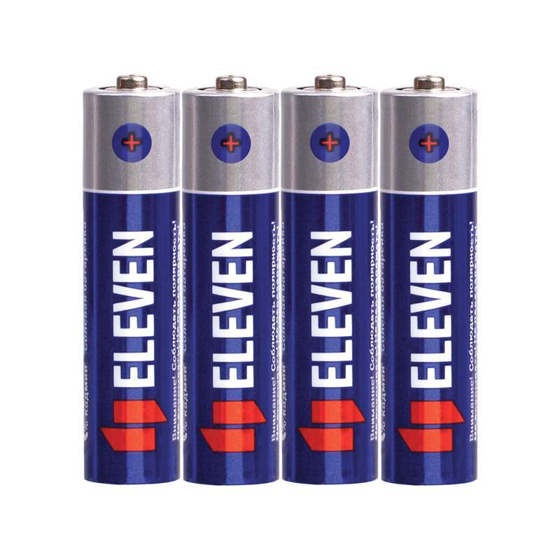 Батарейка Eleven AAA (R03) солевая, SB4, комплект 64 батарейки (16 упак. х 4шт.)