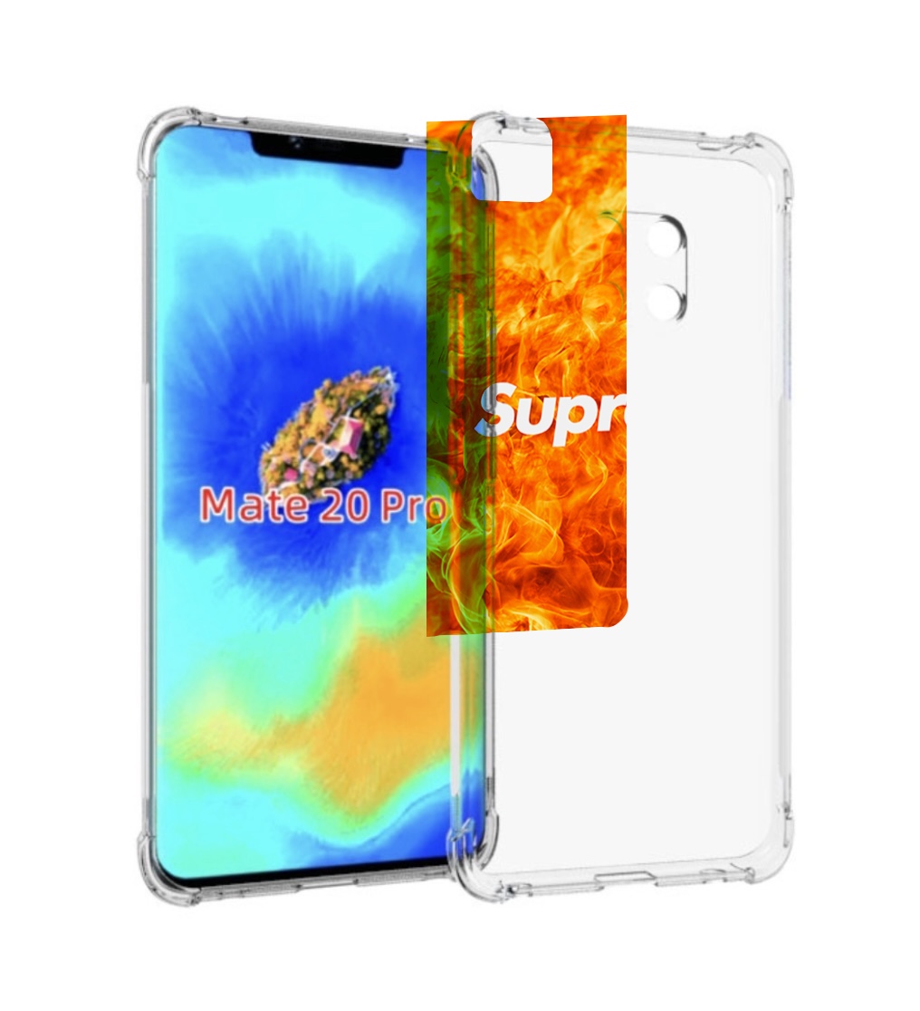 

Чехол MyPads пламя-пламенное суприм для Huawei Mate 20 Pro/Mate 20 RS 6.39, Прозрачный, Tocco