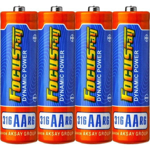

Элемент питания Focusray DYNAMIC POWER R6/316 4S, комплект 48 батареек (12 упак. х 4шт.), 583005