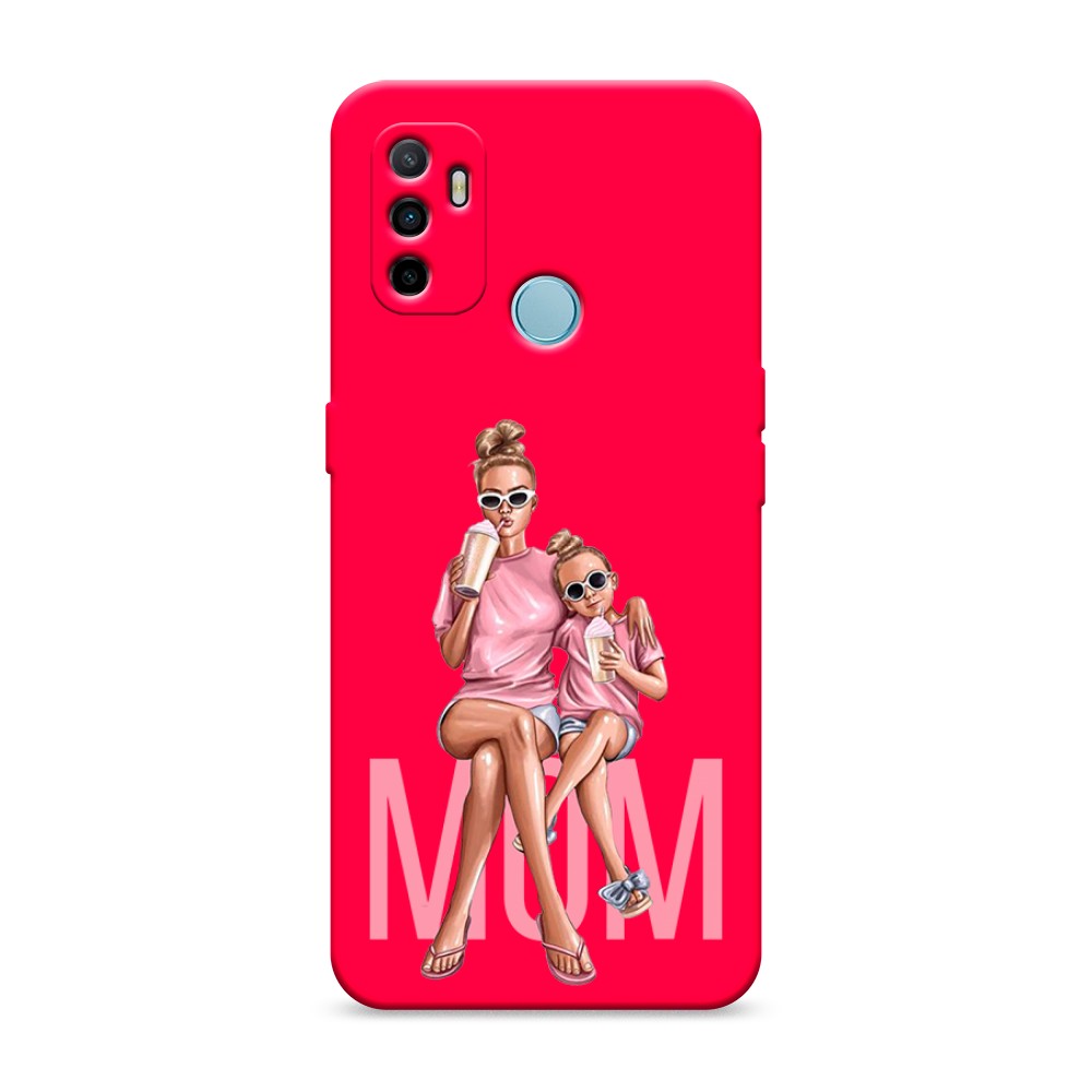 

Матовый силиконовый чехол "Lovely mom" на Oppo A53
