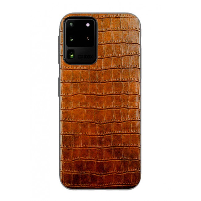 Чехол Creative Case для Samsung S20 Ultra, коричневый