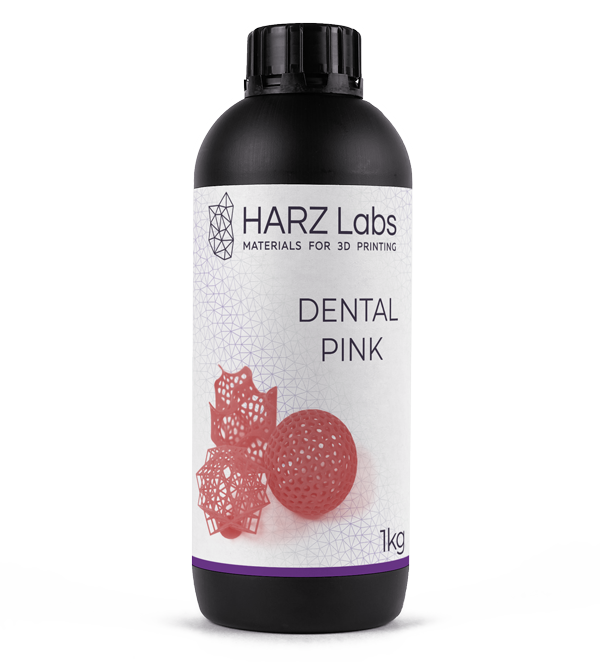 

Фотополимер HARZ Labs Dental Pink, 1 кг