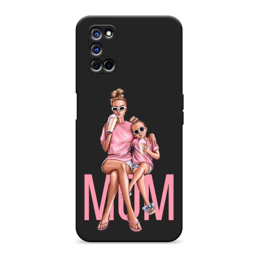 фото Матовый силиконовый чехол "lovely mom" на oppo a52 awog