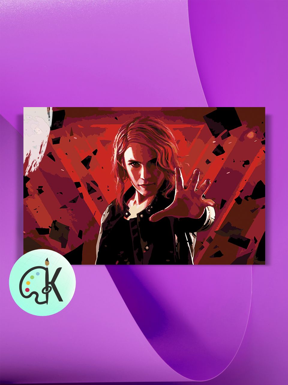 

Картина по номерам на холсте Культура Цвета Control Game, 40 х 60 см, Control Game