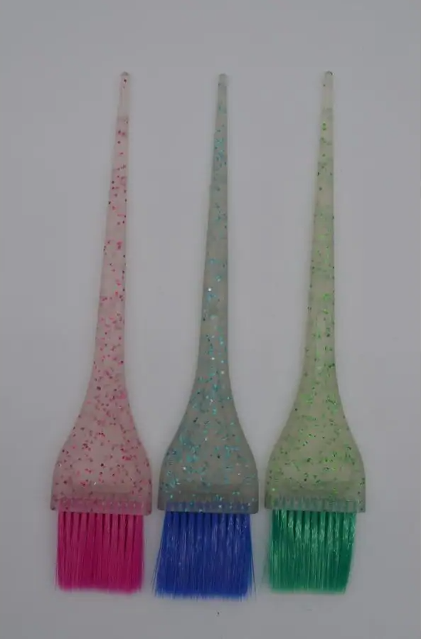 Набор кистей для окрашивания волос, пластик, 3 х 23 см, цвет микс декор для творчества пластик лапка микс 1 3х1 3 см