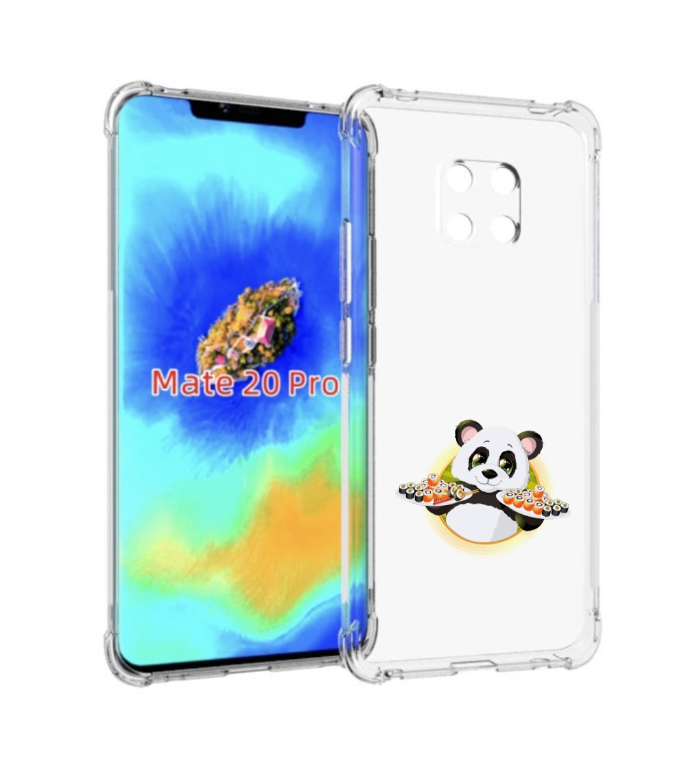 

Чехол MyPads панда-с-суши для Huawei Mate 20 Pro/Mate 20 RS 6.39, Прозрачный, Tocco