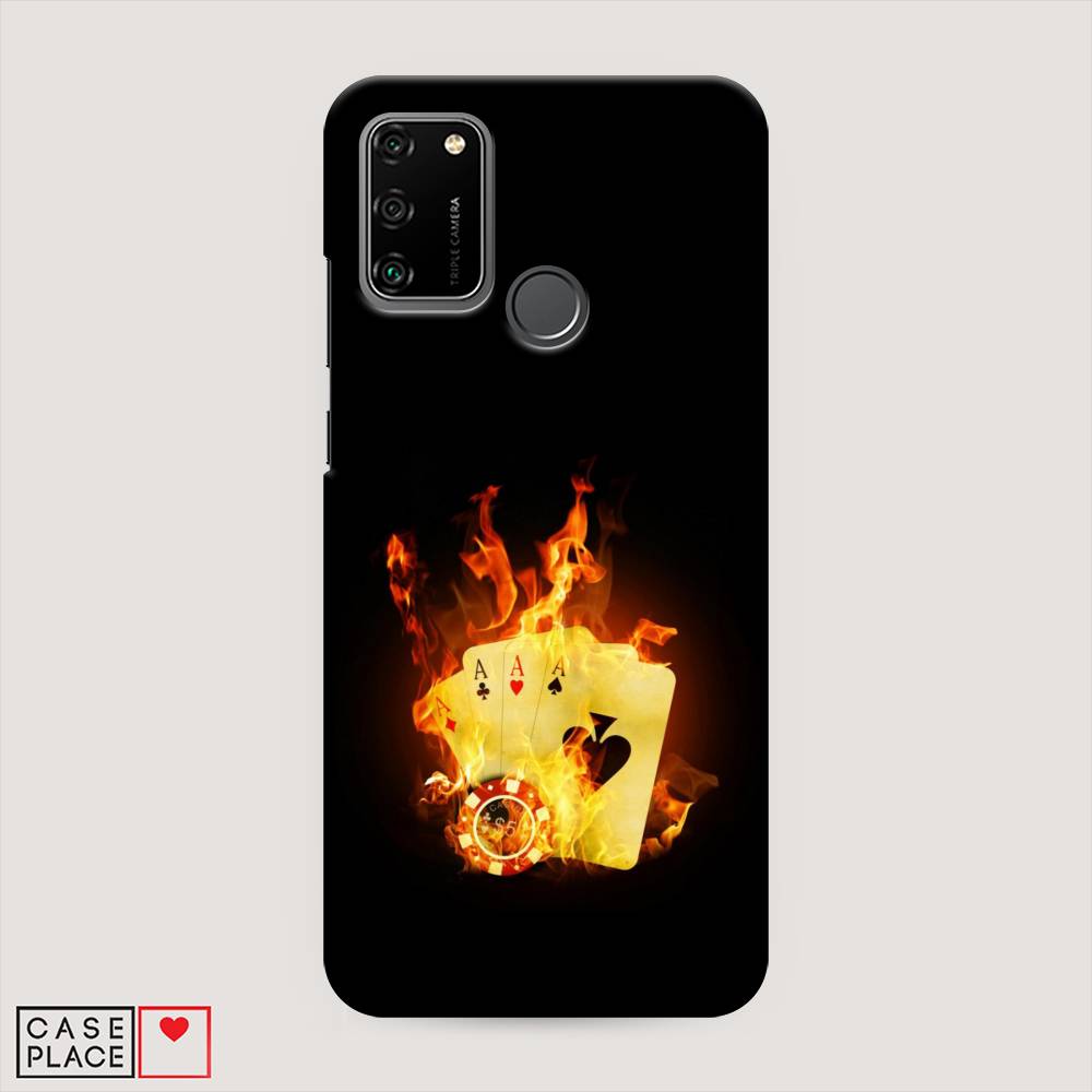 

Чехол Awog "Горящие карты" для Honor 9A, 612320-7