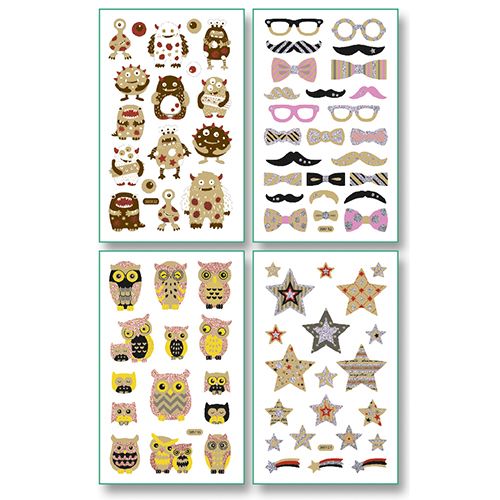 

Стикеры TREND 10x16см, 8 листов различных дизайнов (1322) Folia