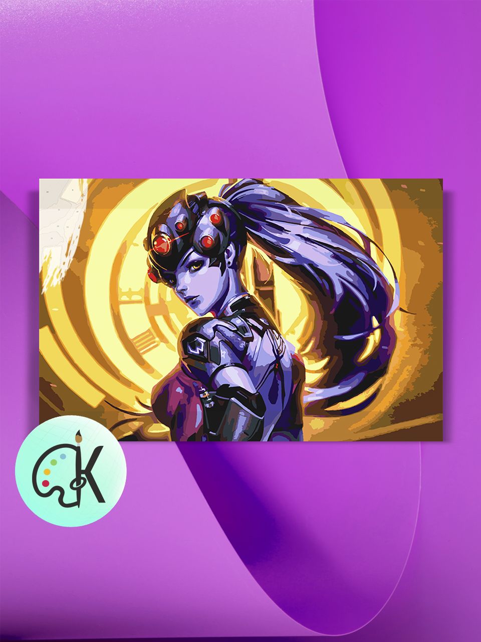 

Картина по номерам на холсте Культура Цвета Overwatch - Роковая вдова 2, 40 х 50 см, Overwatch - Роковая вдова 2