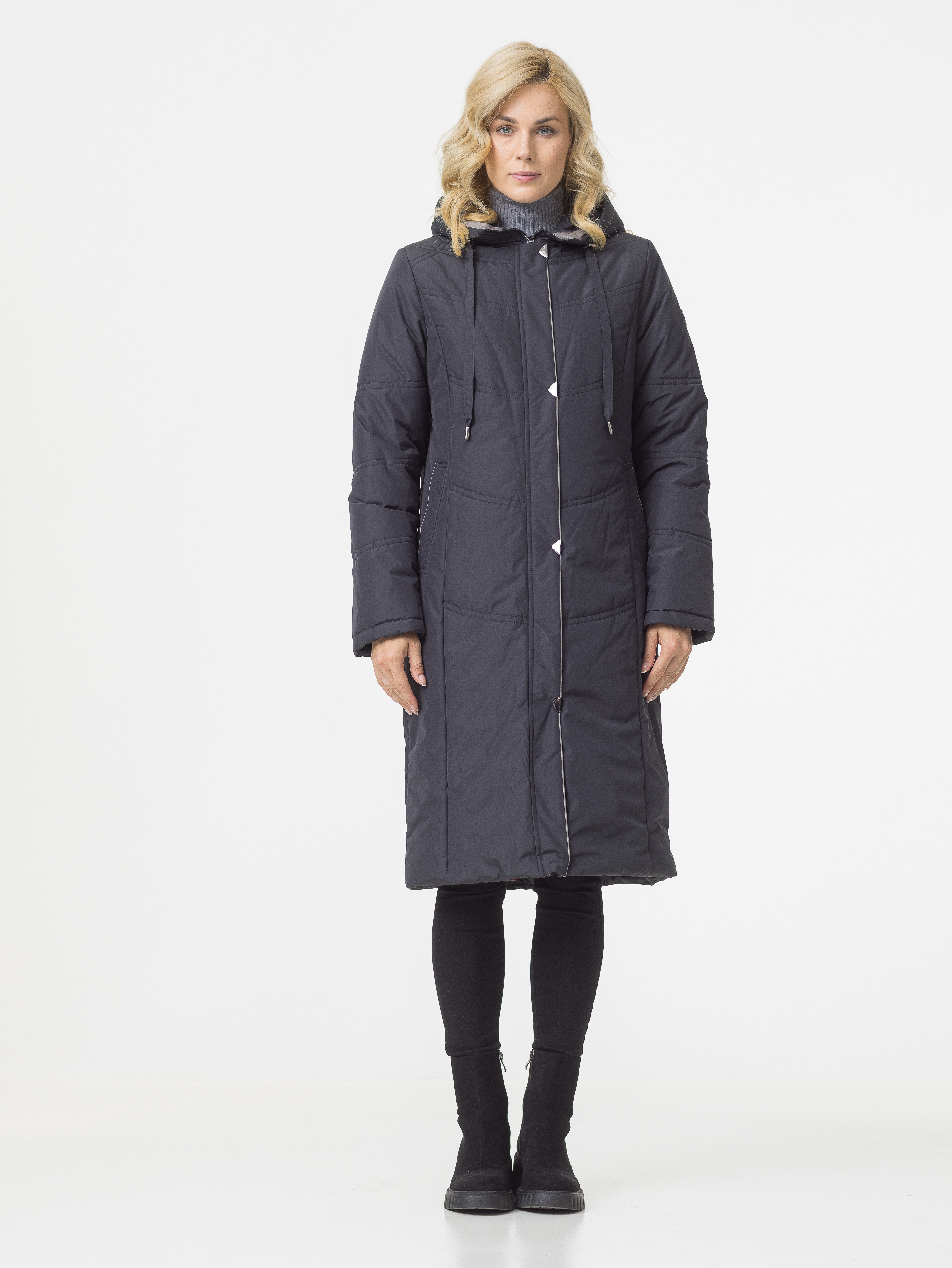 

Пальто женское Maritta 32-3025-10 черное 42 EU, Черный, 32-3025-10