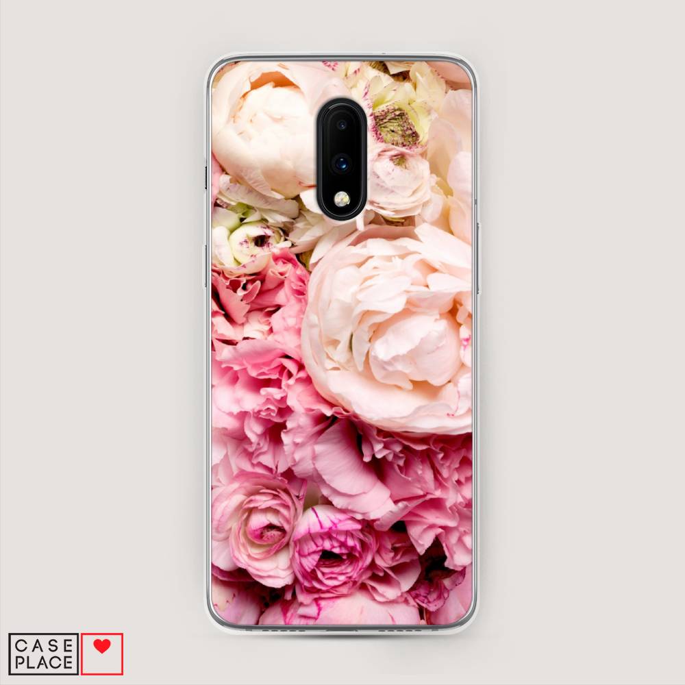 

Чехол Awog на OnePlus 7 / ВанПлас 7 "Пионы яркие", Розовый, 150750-8