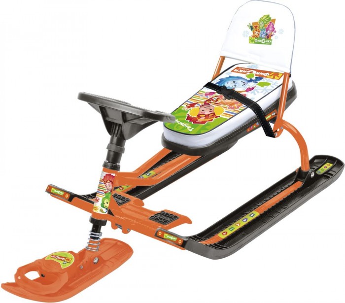 

Снегокат Тимка СПОРТ 4-1 ФИКСИКИ Ф1, рама оранжевая СО СПИНКОЙ упак 1 шт, Оранжевый, СПОРТ 4-1