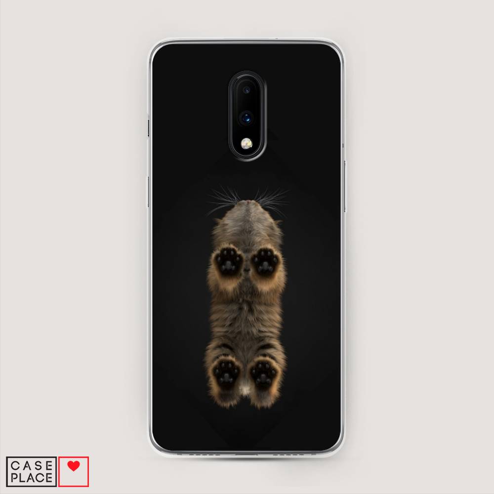 

Чехол Awog на OnePlus 7 / ВанПлас 7 "Кошачьи лапки", Черный, 150750-1