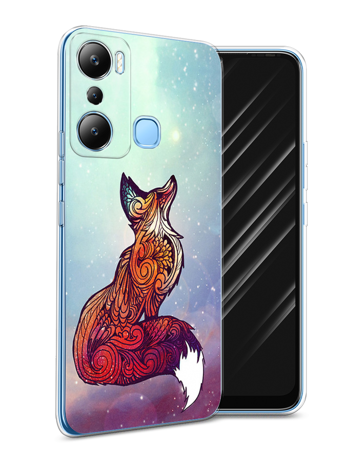 

Чехол Awog на Infinix HOT 20i "Лиса 1", Голубой;фиолетовый, 3102950-1