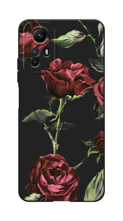 

Чехол Awog на Xiaomi Redmi Note 12S "Бордовые розы фон", Бордовый, 318952-1