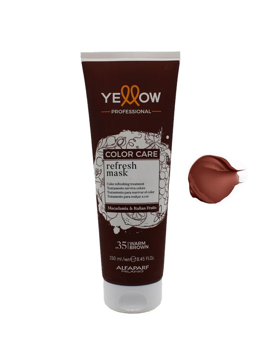 Пигментированная Маска Yellow 35 золотисто-махагоновый Ye Color Care 35 250 Мл