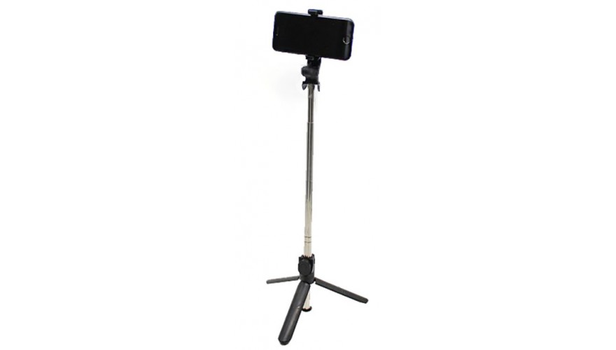 фото Монопод со штативом selfie stick tripod bluetooth xt-02p