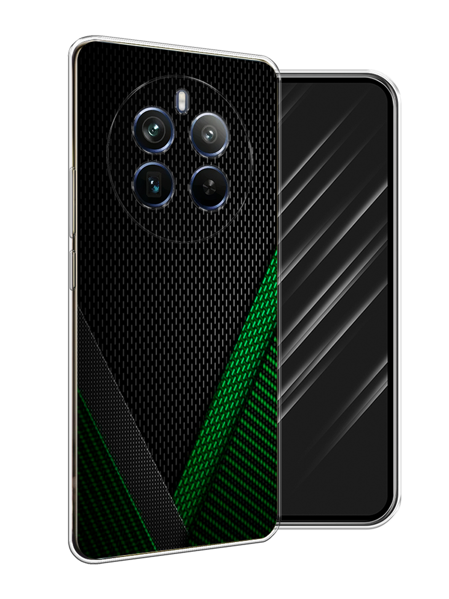 

Чехол Awog на Realme 12+ "Зеленый карбон", Черный;зеленый, 2516350-1