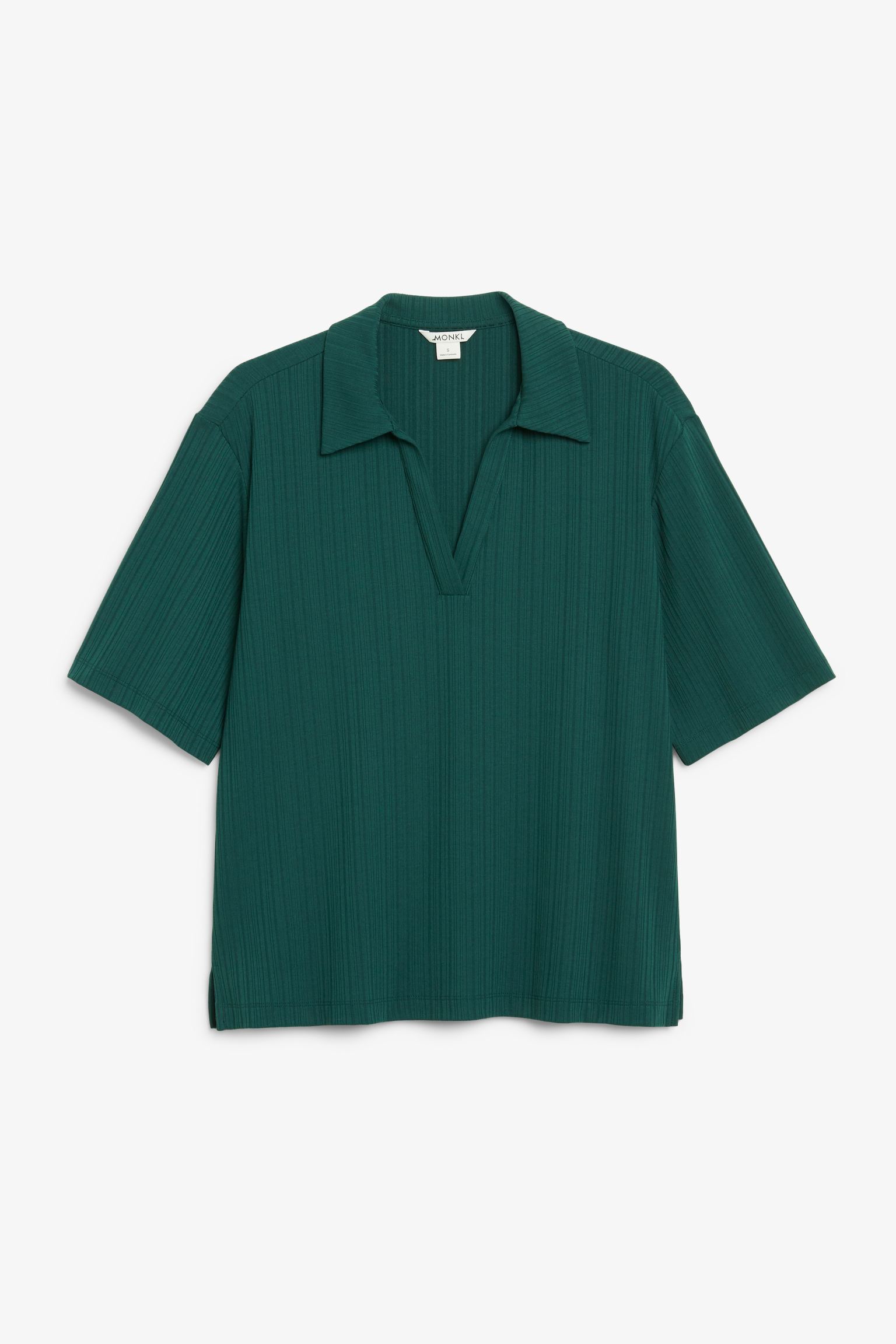 Рубашка женская Monki 1145293003 зеленая S (доставка из-за рубежа)