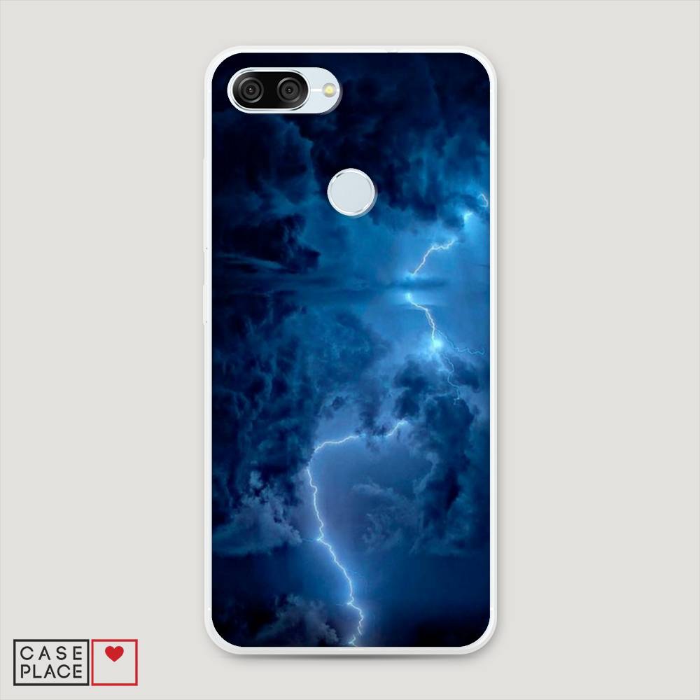 

Чехол Awog на ASUS ZenFone Max Plus M1 ZB570TL "Молния", Синий, 43050-4
