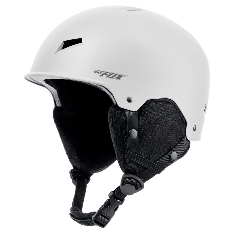 Шлем для лыж и сноуборда BATFOX HM003-3, цвет белый, р. L
