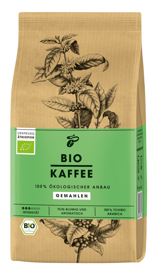 

Кофе молотый Tchibo BIO KAFFEE, 250 г, BIO