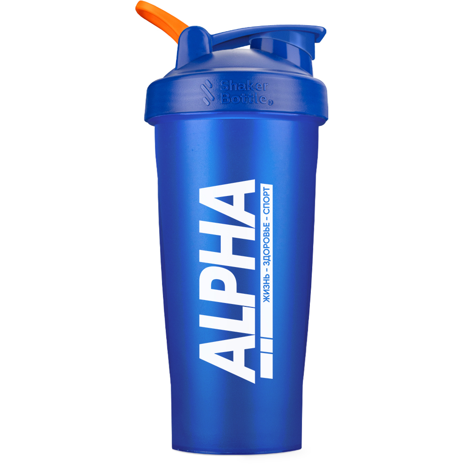 Шейкер ShakerBottle ALPHA 600 мл, Синий