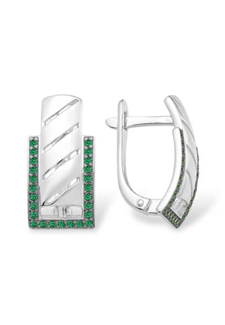 

Серьги из серебра с фианитом Kari Jewelry 1210068506-502, 1210068506-502