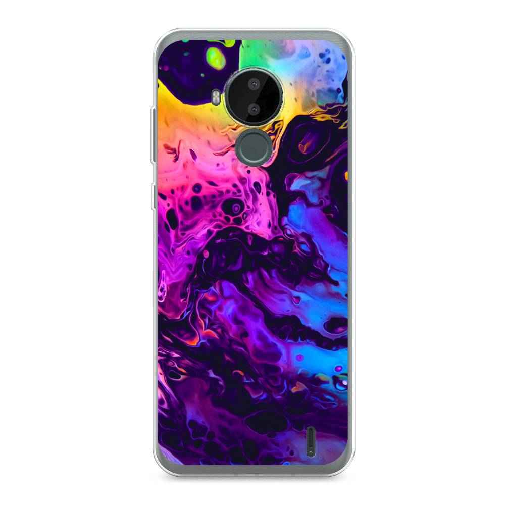 

Чехол Awog на Nokia C30 / Нокиа C30 "ACID fluid", Разноцветный, 124850-3