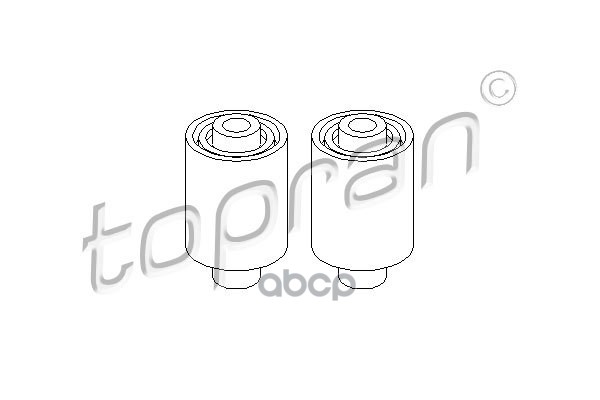 

Комплект Сайлентблоков Рычага 2Шт (Замена Для Hp-501326586) topran арт. 501326001