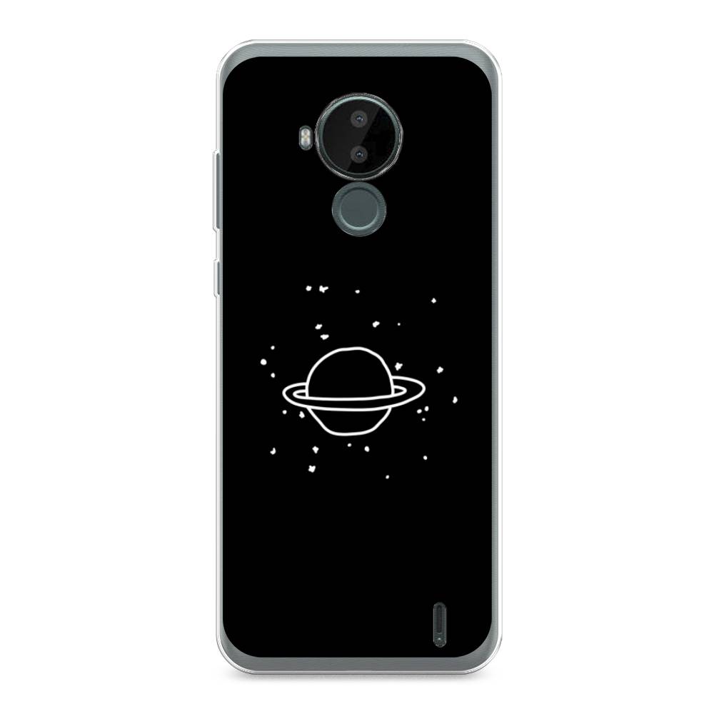 

Чехол Awog на Nokia C30 / Нокиа C30 "Дудл Юпитера", Белый;черный, 124850-4