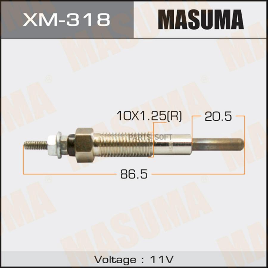 

Свеча накаливания MASUMA XM318