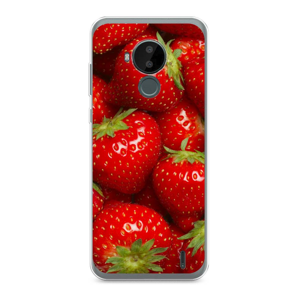 

Чехол Awog на Nokia C30 / Нокиа C30 "Клубника", Красный;зеленый, 124850-10