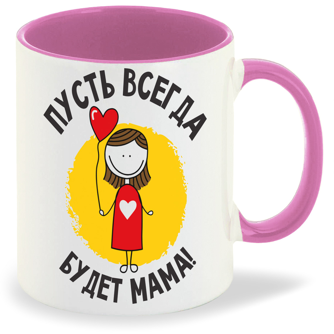 

Кружка CoolPodarok Пусть всегда будет мама, Пусть всегда будет мама