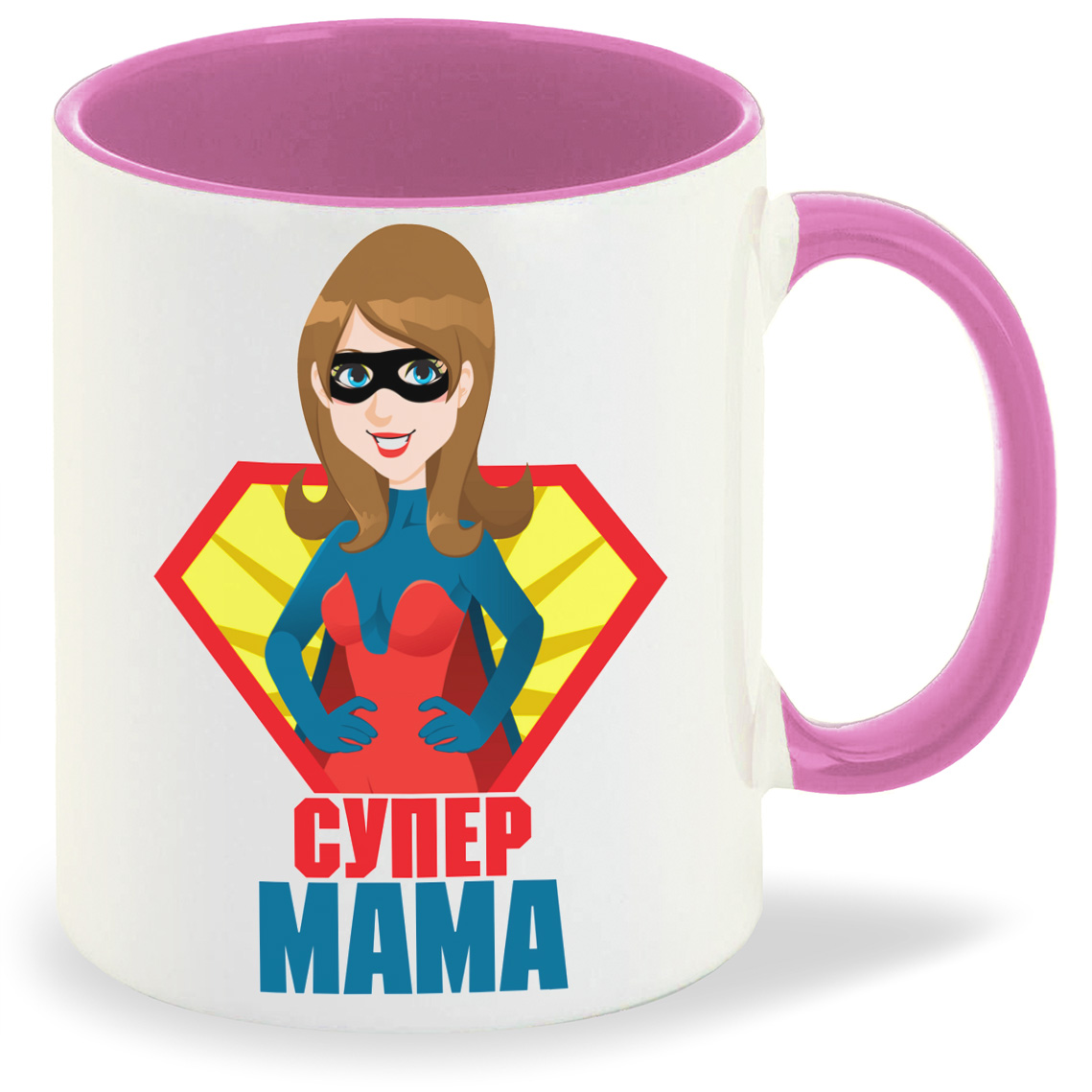 

Кружка CoolPodarok Супер мама, Супер мама