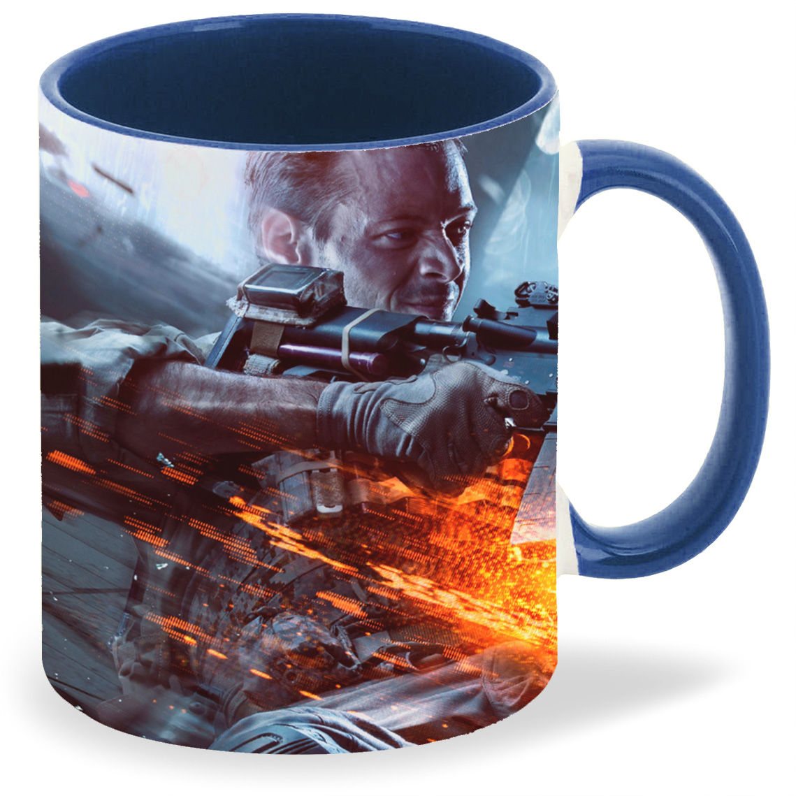 фото Кружка coolpodarok батла бателфилд battlefield (солдат с автоматом)