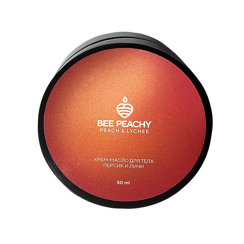 фото Крем-масло для тела bee peachy cosmetics персик и личи