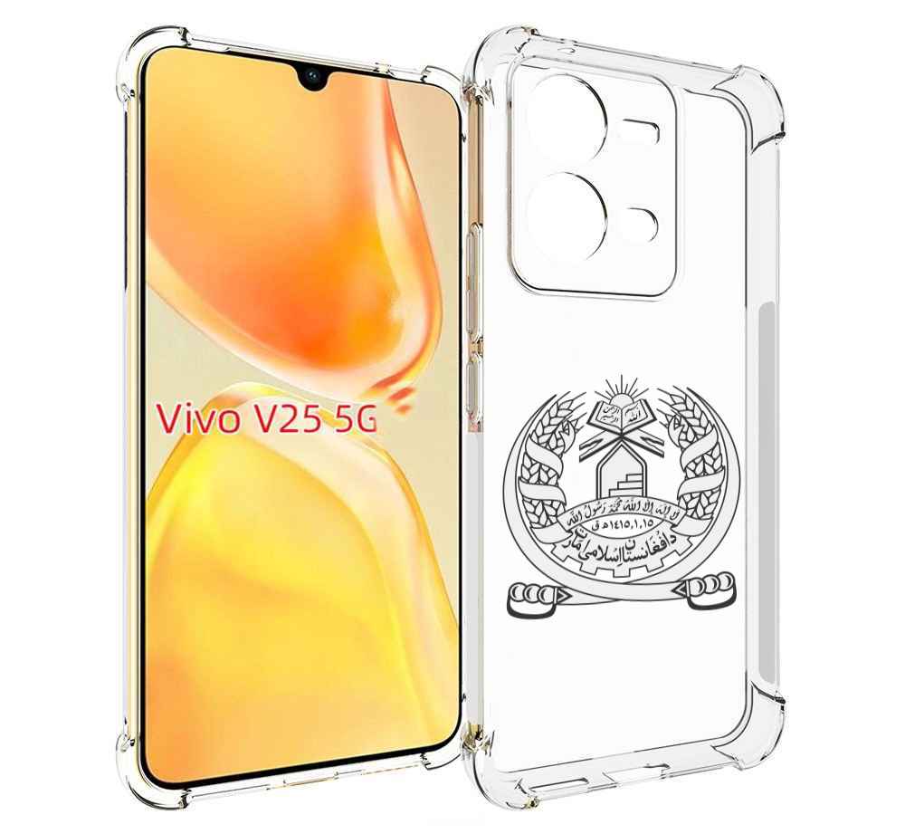 

Чехол MyPads герб-афганистан для Vivo V25 5G / V25e, Прозрачный, Tocco