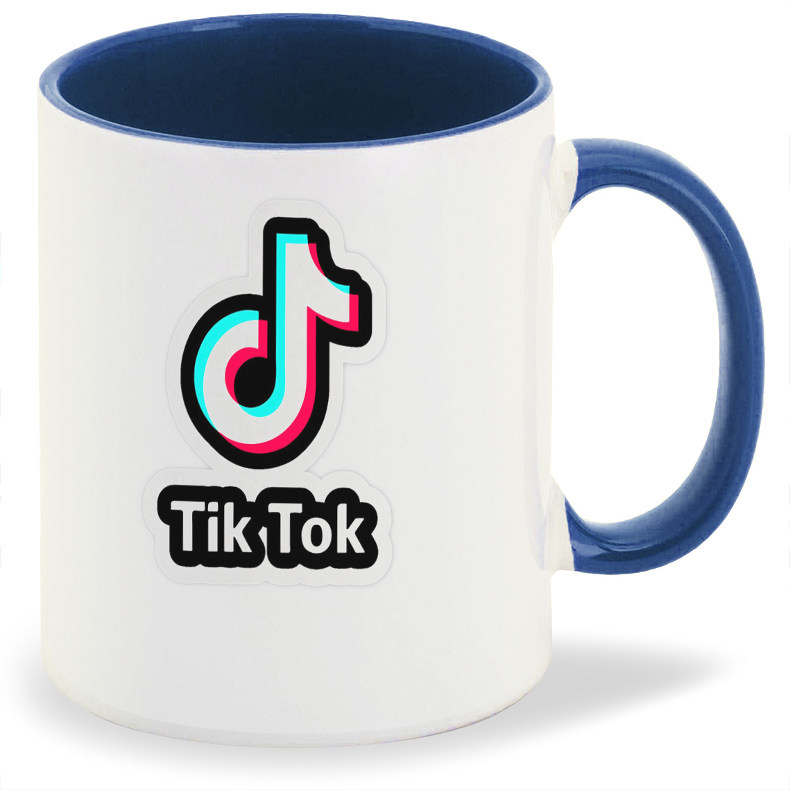 фото Кружка coolpodarok тик ток гламур (серый фон)