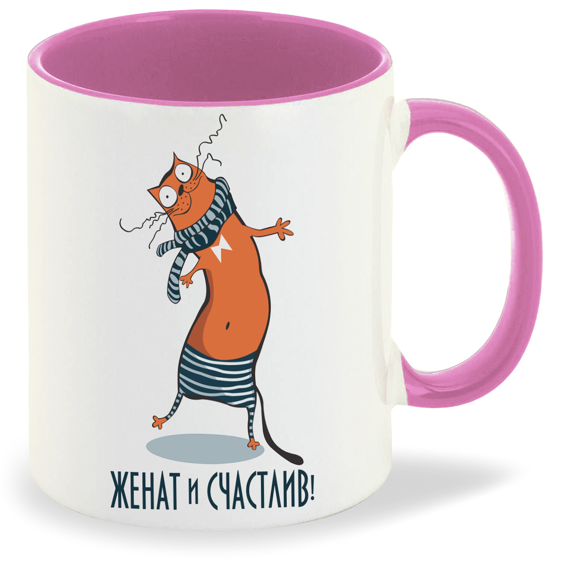 

Кружка CoolPodarok Женат и счастлив, Женат и счастлив