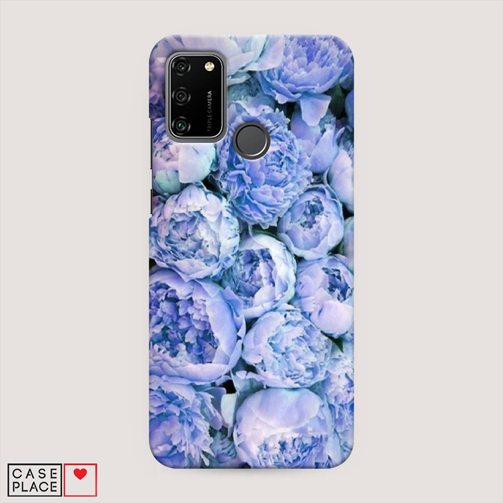 

Чехол Awog "Пионы голубые" для Honor 9A, 612320-6
