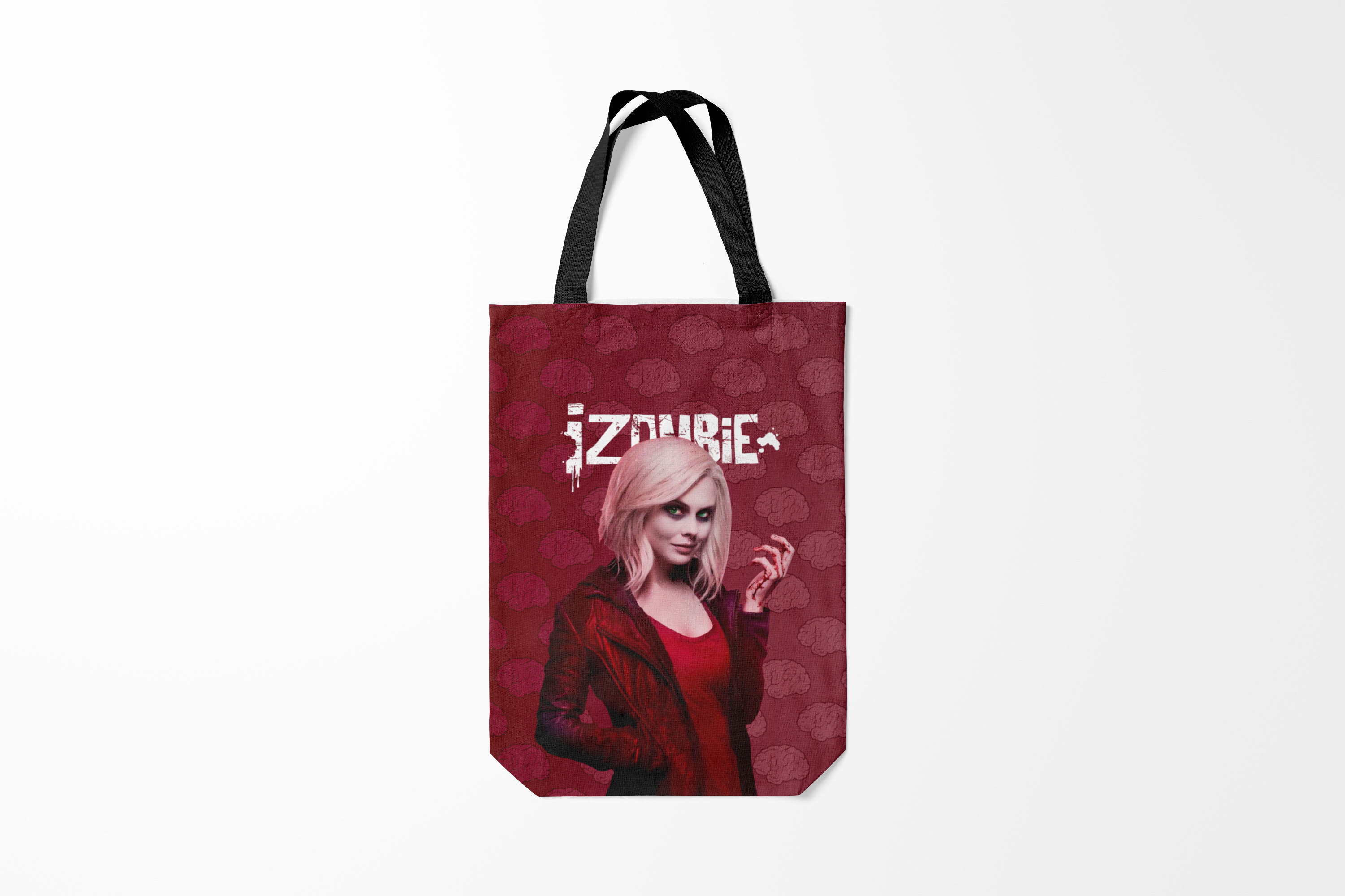 

Сумка шoппер унисекс Burnettie Я Зомби i ZOMBIE, голубой, Я Зомби i ZOMBIE