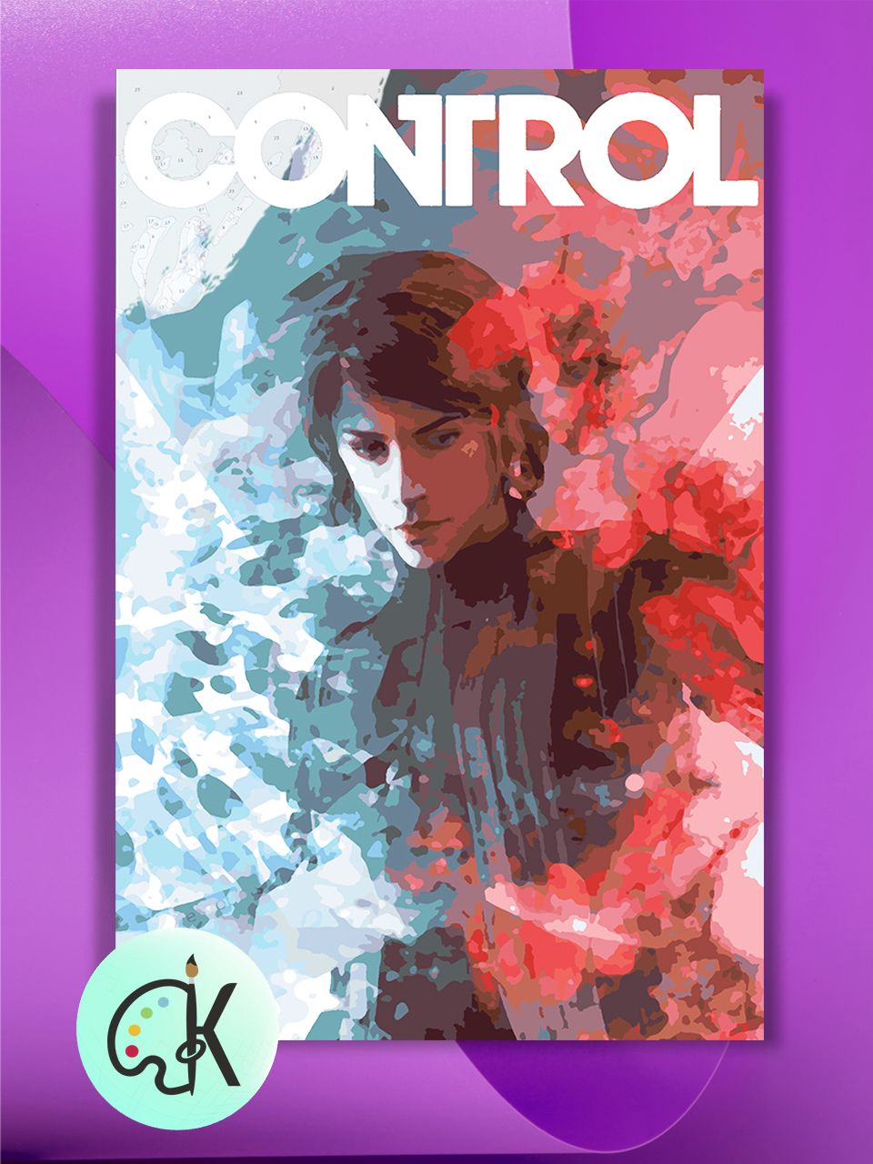 

Картина по номерам на холсте Культура Цвета Control, 40 х 60 см, Control