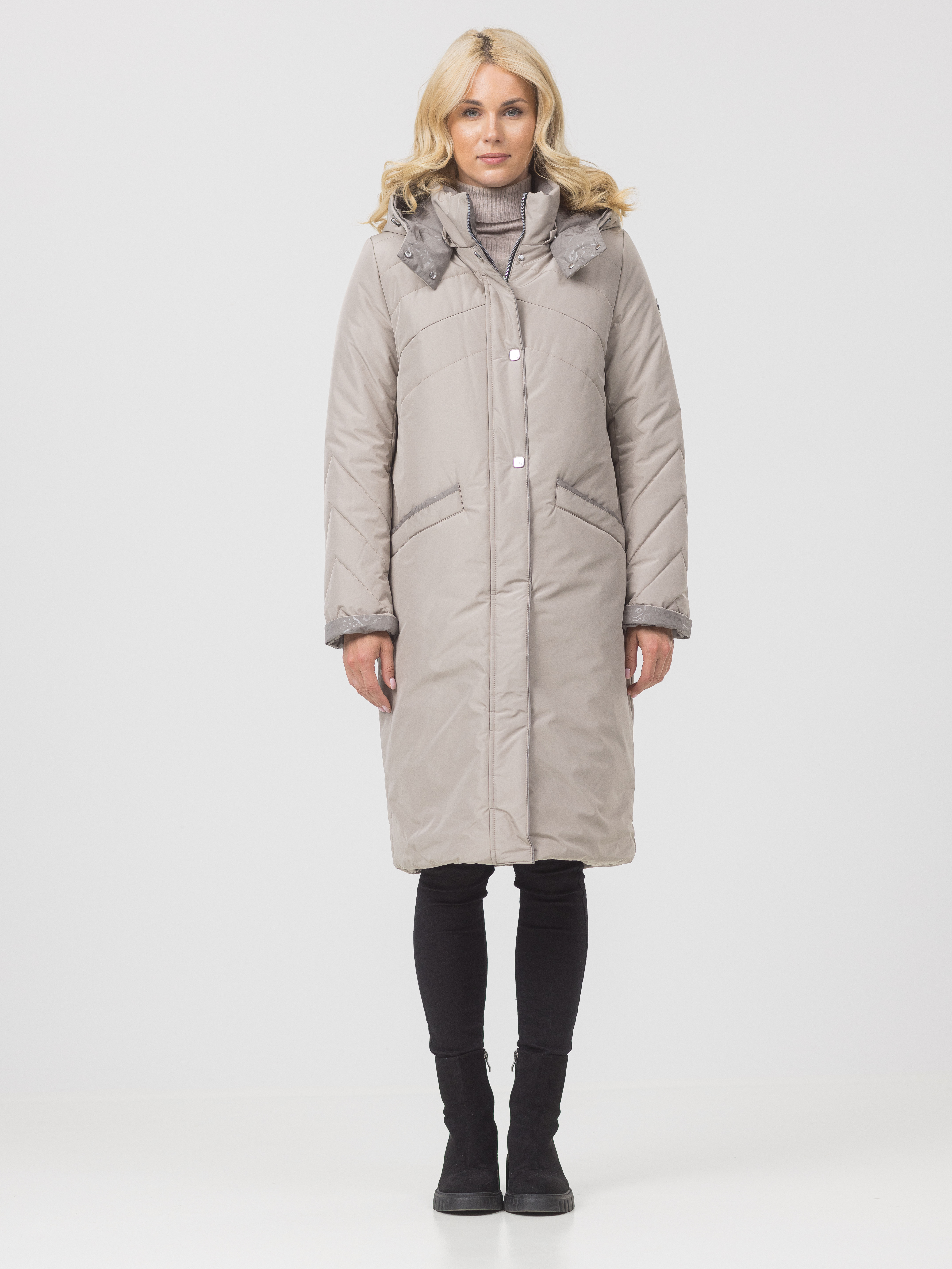 

Пальто женское Maritta 32-3019-10 бежевое 38 EU, Бежевый, 32-3019-10