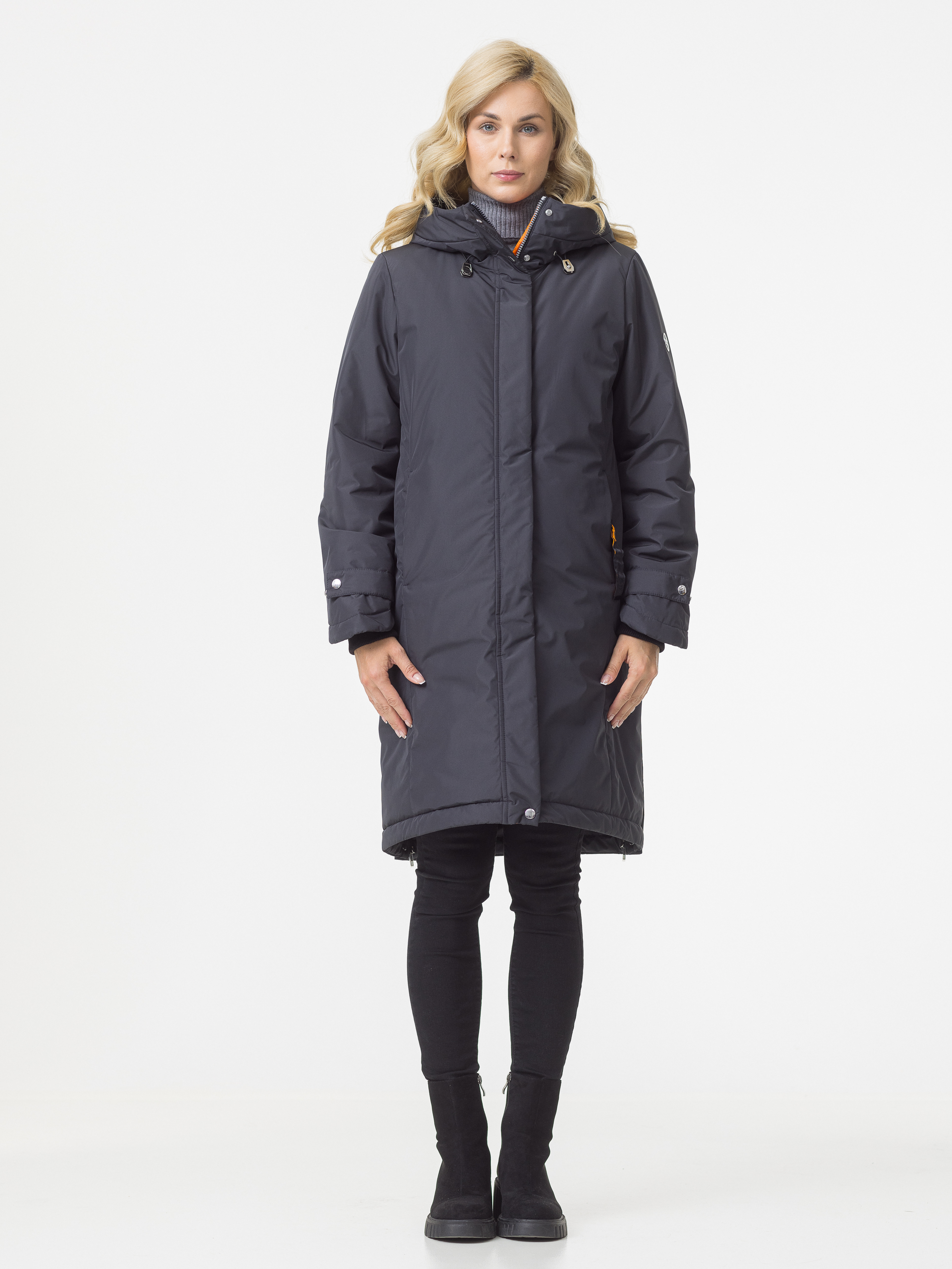 

Пальто женское Maritta 32-3015-10 серое 46 EU, Серый, 32-3015-10