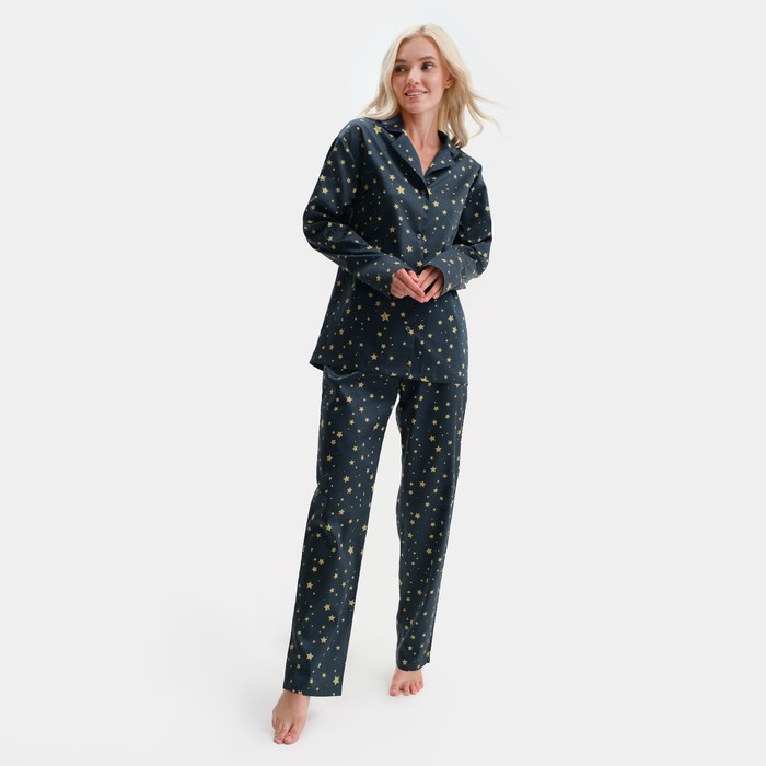 

Пижама женская KAFTAN 000716827 синяя 40, 42 RU, Синий, 000716827